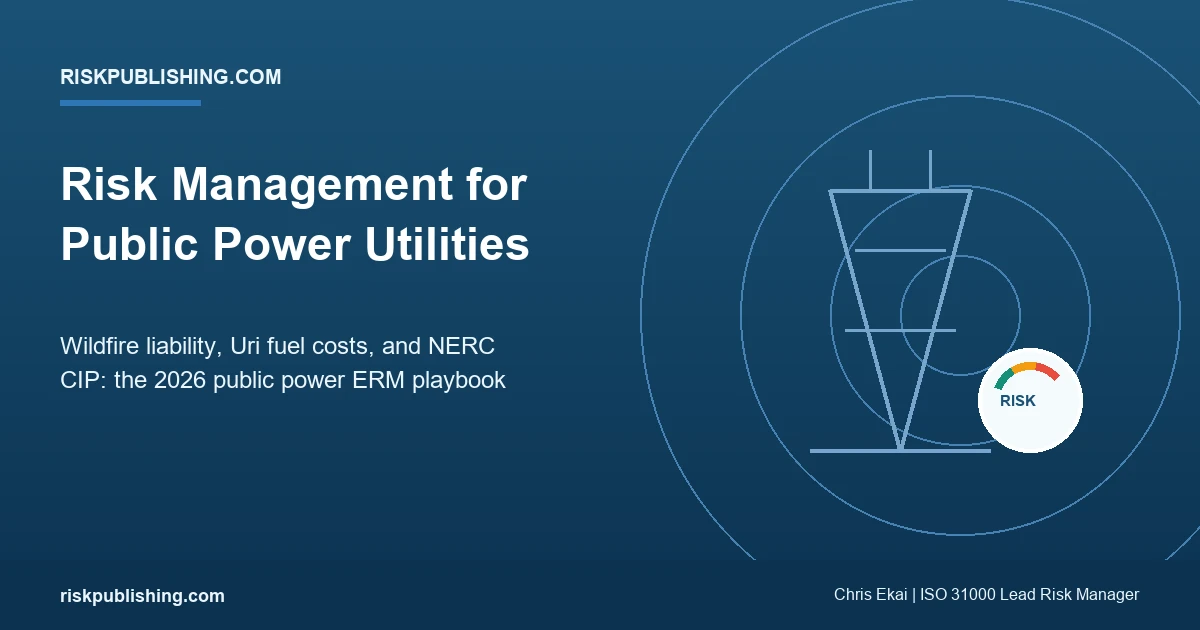 Risk Management for Public Power Utilities: The 2026 Playbook