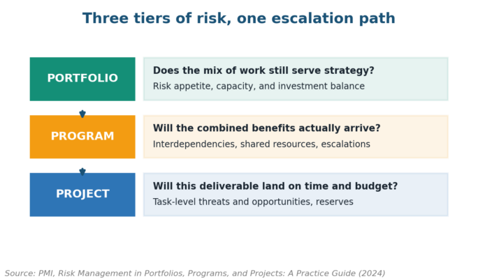 The Standard for Risk Management in Portfolios, Programs, and Projects