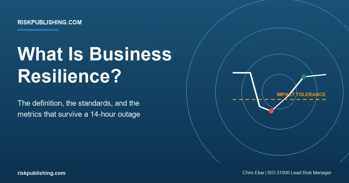 What Is Business Resilience? The Definition, Standards and Metrics That Hold Up in 2026