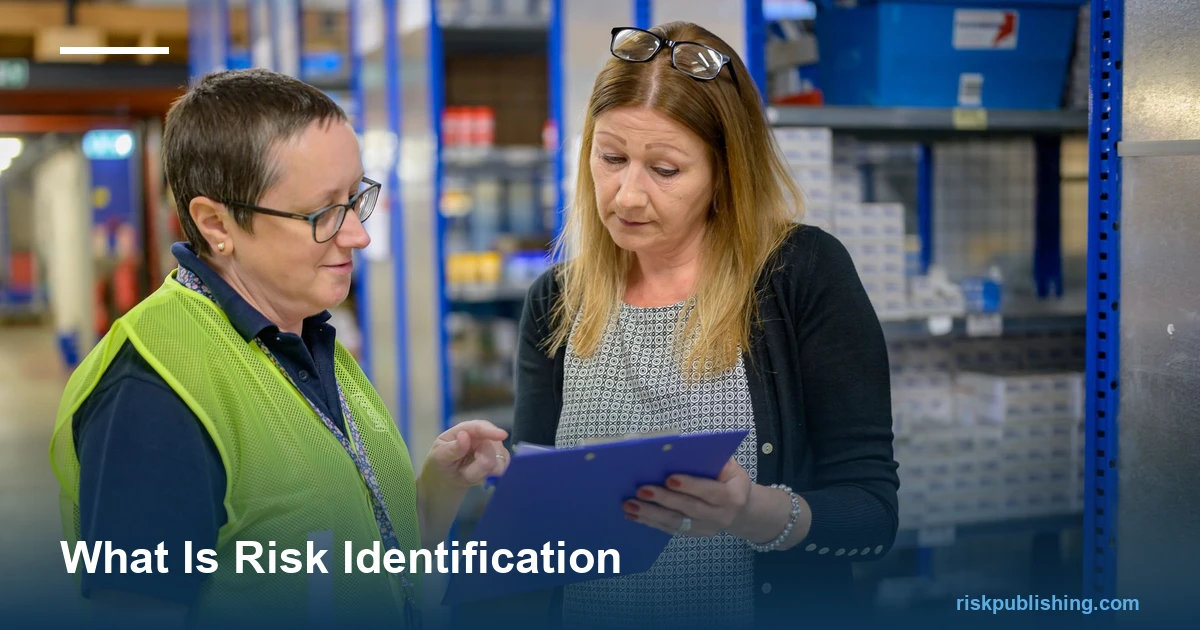 what is risk identification shown as a radar sweep picking out hazards, threats, events, changes, and gaps before they reach the risk register