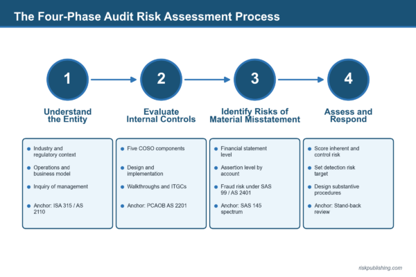 Risk Assessment in Financial Audit: A Practitioner’s Guide Risk assessment in financial audit - process flow