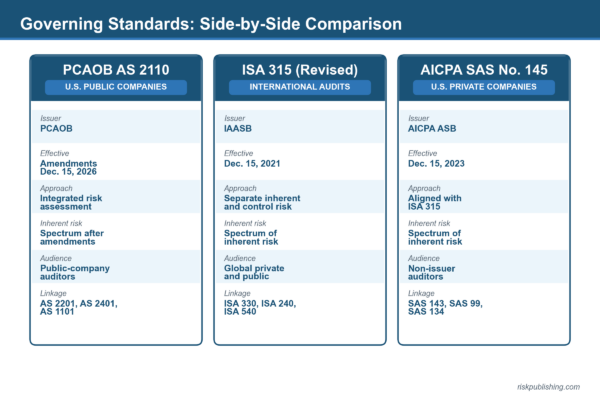Risk Assessment in Financial Audit: A Practitioner’s Guide Risk assessment in financial audit - standards comparison