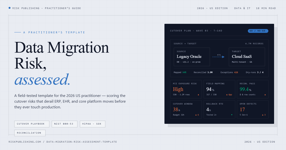 Data Migration Risk Assessment Template: The 2026 US Practitioner's Guide