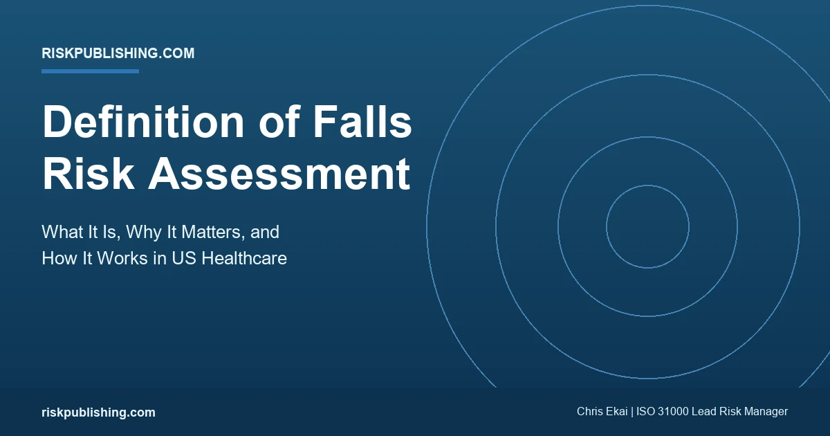 Falls Risk Assessment