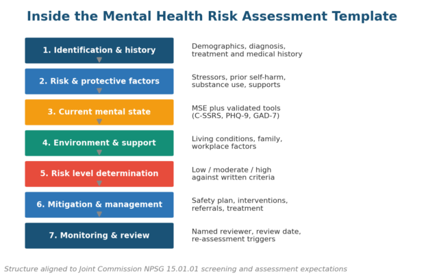 Risk Assessment Mental Health Template: A Practitioner's Guide