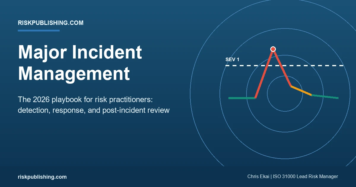 Efficient Major Incident Management for Risk Practitioners