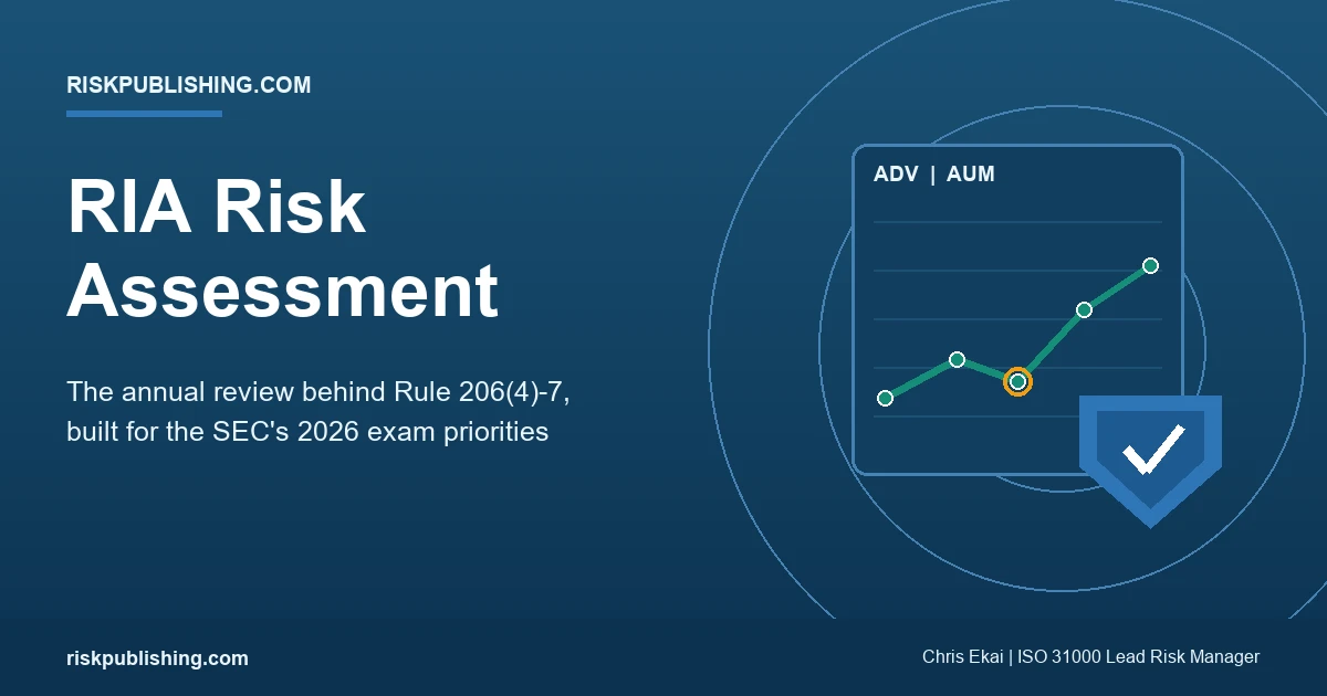 RIA Risk Assessment: The 2026 Compliance Guide for Registered Investment Advisers