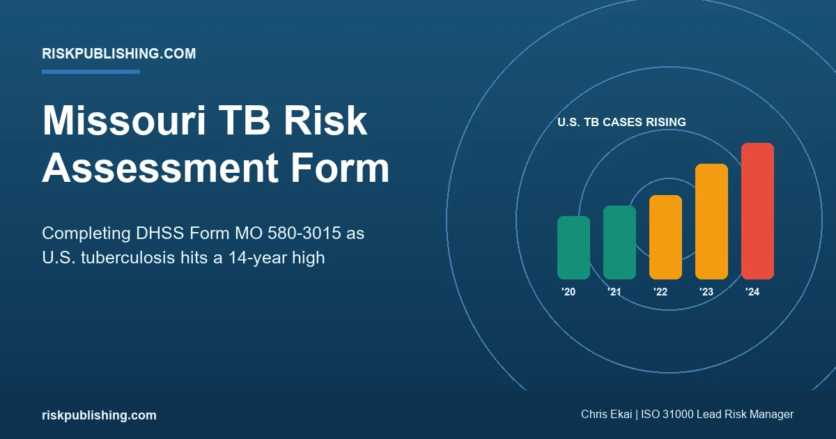 the TB risk assessment form Missouri (MO 580-3015) as U.S. tuberculosis cases rise to a 14-year high