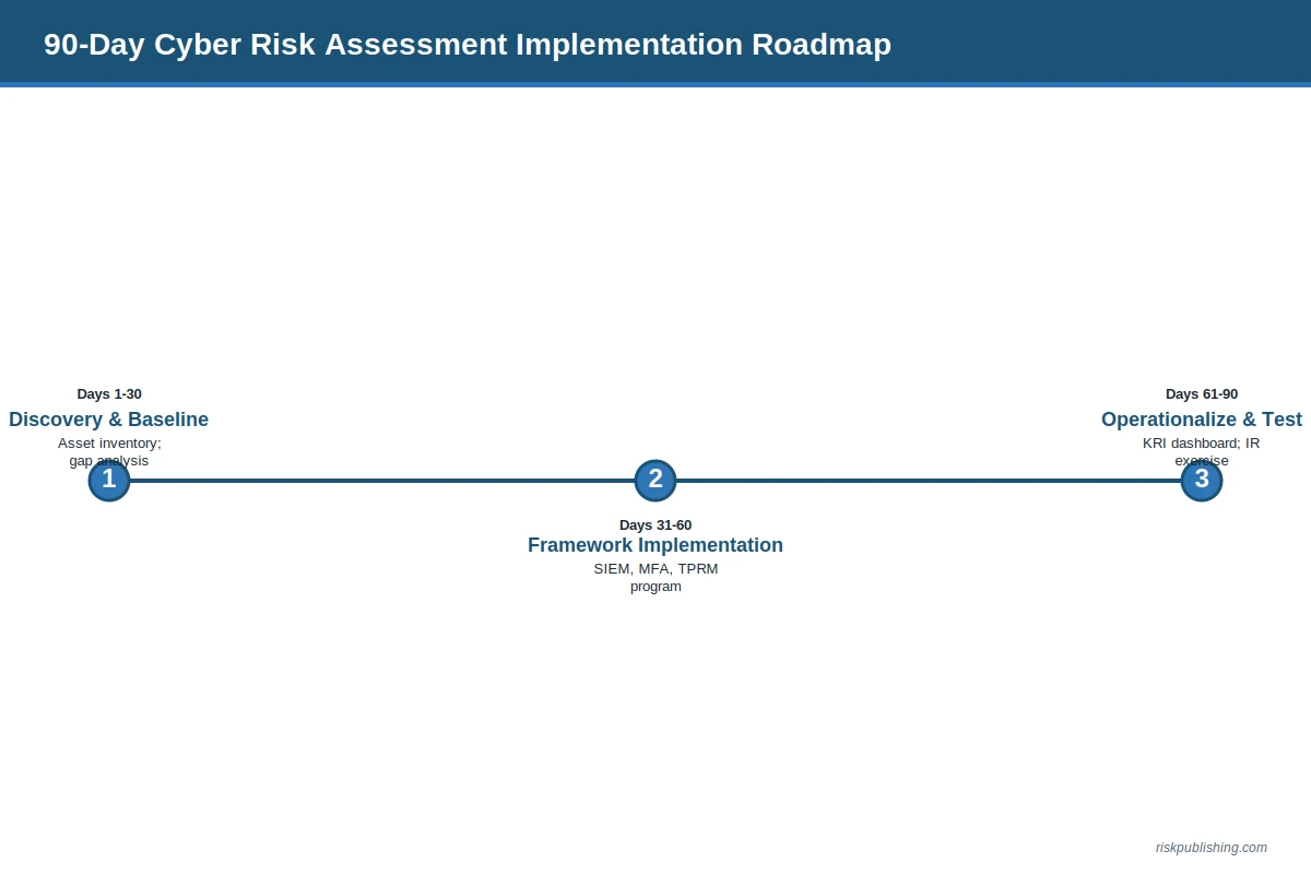 Cyber Risk Assessment for Financial Services in Emerging Markets: A Guide for US-Based Institutions Cyber Risk Assessment for Financial Services 90-Day Roadmap
