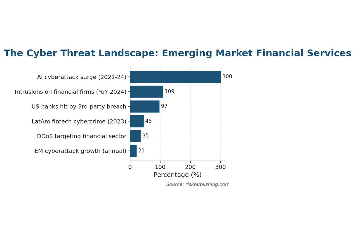 Cyber Risk Assessment for Financial Services in Emerging Markets: A Guide for US-Based Institutions Cyber Risk Assessment for Financial Services Threat Statistics