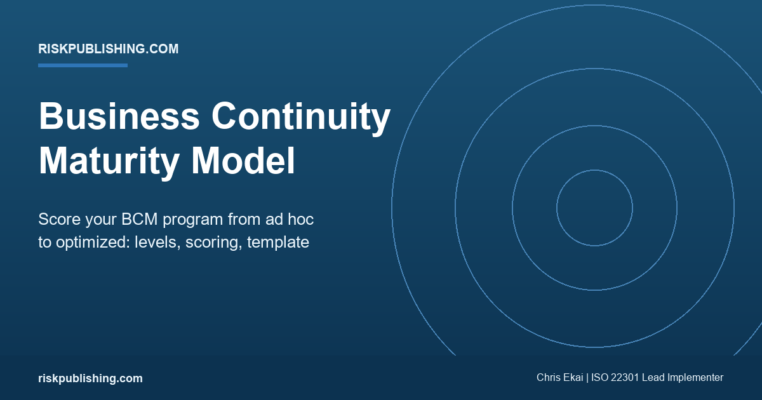 Business Continuity Maturity Model: How to Score and Level Up Your BCM Program