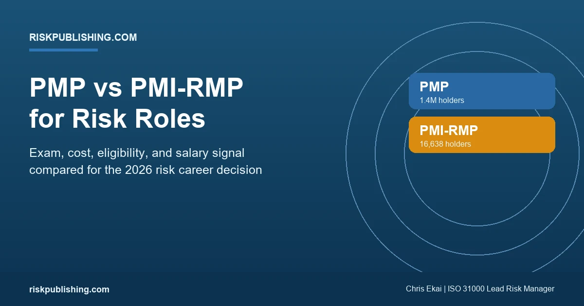 PMP vs PMI-RMP for Risk Roles: The 2026 Decision Guide