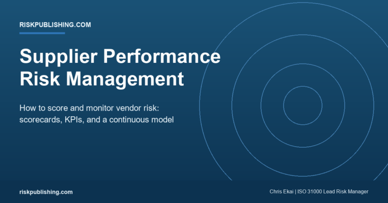 Supplier Performance Risk Management: How to Score and Monitor Vendor Risk
