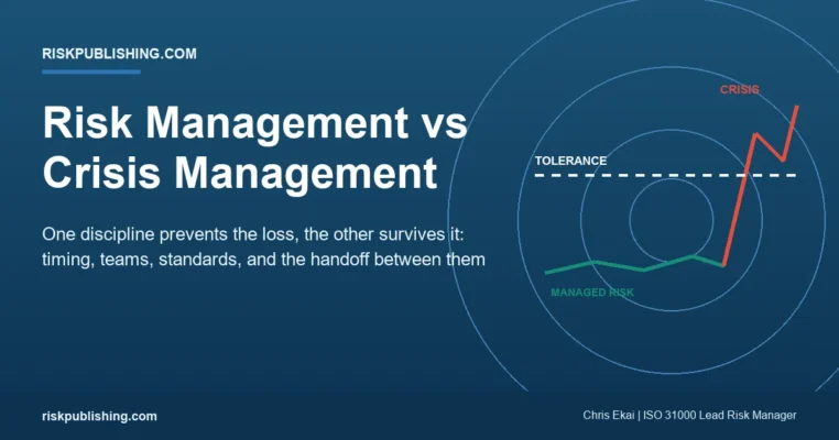 Risk Management vs Crisis Management: What Is the Difference? Risk Management vs Crisis Management: What Is the Difference?